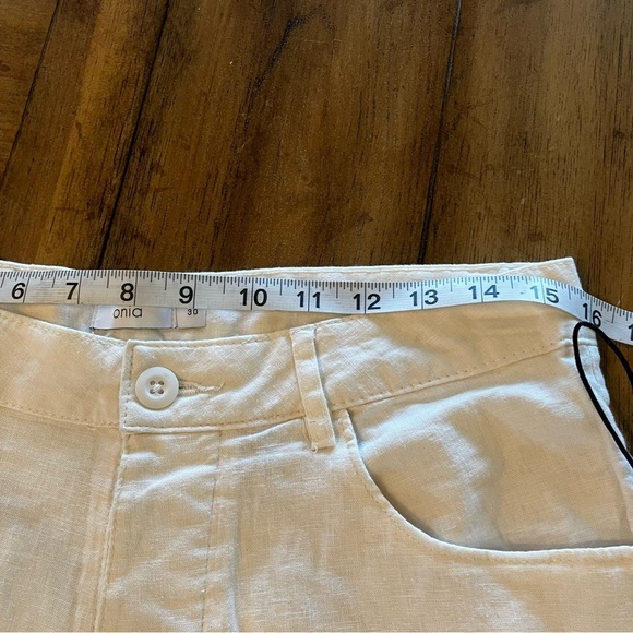 NWT Onia The Stretch Linen Men’s Traveler Short, White, size 30, Casual, Preppy - Picture 13 of 15